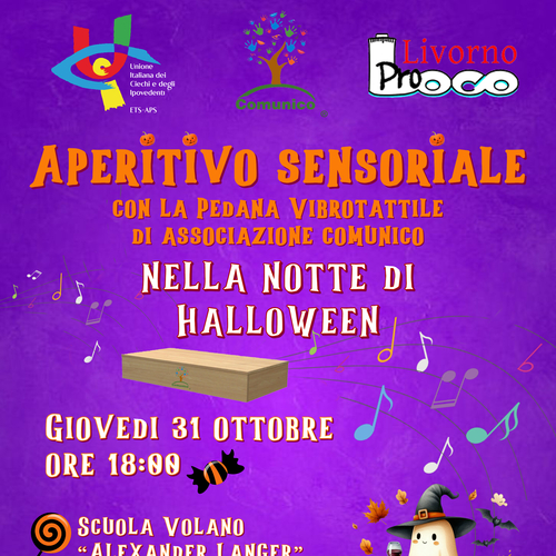 Aperitivo sensoriale nella notte di Halloween