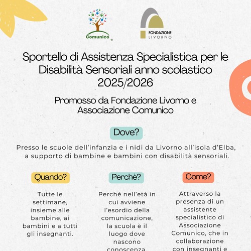 Sportello di Assistenza Specialistica per le Disabilità Sensoriali